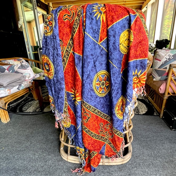 The Beachcombers International Women Sarong Pareo Tie Dye Cover Up - Picture 1 of 8